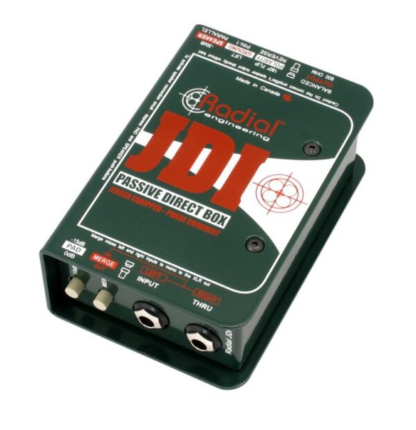 Portable Direct Injection Box Radial JDI Passive Direct Injection Box (Green) - Terry Tew